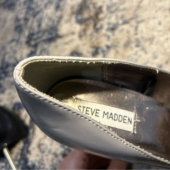 Steve Madden P-Raven Gray Platform Heels Size 7.5 - Picture 15 of 16